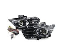 Pizgear Coppia auto paraurti anteriore inferiore griglie fendinebbia copertura fari fendinebbia set con cablaggio, for Ford, for Mondeo, Fusion 2013-2016 Griglia fendinebbia anteriore