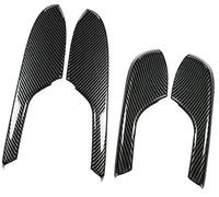 Pizgear Copri maniglia interna per auto Accessori per lo styling della maniglia interna porta dell'auto Adesivi per telaio del pannello bracciolo in fibra di carbonio, per