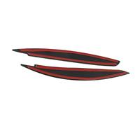 Pizgear Copri-palpebre for fari auto in ABS nero, 2 pezzi, for palpebre serie 1 E87 E88 E81 E82 2008-2013 Adesivo protettivo per fari