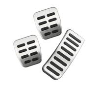 Pizgear Copri pedale for auto, for VW, for POLO, 9N 6R, for Bora, for Golf, MK4 IV Ibiza 6K 6L 6J, for Skoda, Fabia Frizione Pedali del freno a gas Federali del piede del freno(MT)