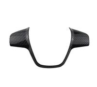 Pizgear Coprivolante for auto, for Ford, for Focus 3 MK3 2012-2014, for KUGA 2013-2015, rivestimento decorativo adesivo ABS Adesivo per volante(1PC-black)