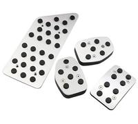 Pizgear - Cuscinetto per pedale per Peugeot, 508 3008, Citroen, C5 C6 LHD, freno a gas, frizione, carburante, accessori per pedale della frizione (nero MT con riposo) (nero MT con riposo)