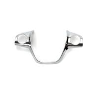 Pizgear Custodia adesiva con copertura in paillette for volante finiture cromate in ABS 1 pezzo, for Ford, for Focus 3 Mk3 2012-2014, accessori auto Adesivo per volante(B Type Chrome 1pc)