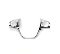 Pizgear Custodia adesiva for coprivolante con finiture cromate in ABS, for Ford, for Focus 3 Mk3 2012 2014, for Kuga 2013 2015, accessori auto Adesivo per volante(B type Chrome)