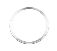 Pizgear Custodia adesiva for rivestimento centrale dell'anello del volante dell'auto, for, for A3 2013-2015, Accessori decorativi Coperture Accessori Rivestimento del volante(1pcs sliver sticker)