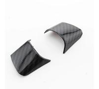 Pizgear Custodia decorativa for autoadesivo della copertura del volante dell'auto, for Ford, for Focus 3 MK3 2012 2013 2014, for Kuga Escape 2013-2015 Accessori Adesivo per volante(2Pcs carbon fiber)