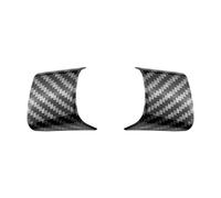 Pizgear Custodia decorativa for autoadesivo della copertura del volante for styling auto, for Ford, for Focus 3 MK3 berlina Hatchback, for Kuga Escape 2012 2013 2014 Adesivo per volante(Black small)
