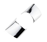 Pizgear Custodia decorativa for autoadesivo della copertura del volante for styling auto, for Ford, for Focus 3 MK3 berlina Hatchback, for Kuga Escape 2012 2013 2014 Adesivo per volante(Silver small)