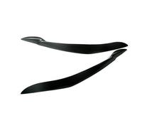 Pizgear Decora la palpebra del sopracciglio del faro anteriore in resina, for BMW X5 E70 2007-2013 Nero lucido Adesivo per fari oscurati