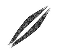 Pizgear Decorazione della cornice della copertura della palpebra del sopracciglio dell'auto, for BMW, for la serie F10 5 2010 2011 2012 2013 Accessori esterni Adesivo per fari oscurati