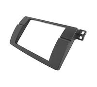 Pizgear Doppia cornice 2 Din Cornice radio Cornice stereo Piastra pannello cruscotto CD Cornice audio, for, Serie 3 E46 1998-2005 Cornice per autoradio
