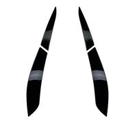 Pizgear Faro posteriore Palpebre Sopracciglia, for VW, for Golf 6 Standard Mk6 GTI R 2008 2009 2010 2011 2012 2013 Luci posteriori Copri lampada Adesivo Adesivo per fari oscurati(Gloss Black)