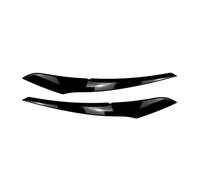 Pizgear Finitura decorativa for copertura palpebra sopracciglio for auto, for BMW, for serie 1 F20 F21 versione base 2011 2012 2013 2014 Adesivo per fari oscurati(Glossy Black)