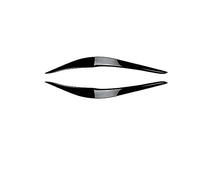 Pizgear For BMW F87 M2 F22 F23 220i 228i 230i M235i M240i Faro anteriore Sopracciglia Palpebra Coppia Gloss Nero Accessori adesivo 2014-2022 Adesivo per fari oscurati(Gloss Black)