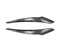 Pizgear For BMW Serie 1 F20 F21 118i 120d 120i M135i Pre-Lci 2011-2015 Auto Faro Anteriore Palpebre Sopracciglia Adesivi Gloss Nero ABS Adesivo per fari oscurati(Carbon Look)