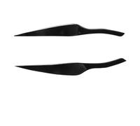 Pizgear For BMW Serie 3 E90 2005-2012 Accessori Gloss Black Car Faro anteriore Sopracciglia Palpebra Coperchi Adesivo Coperchio della lampada Trim Adesivo per fari oscurati