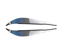 Pizgear For BMW Serie 4 F32 F33 F36 F82 F83 M4 420d 420i 425d 430i 435i 2013-2021 2 pezzi ABS Male Faro Sopracciglia Palpebra Angolo Occhio Adesivo per fari oscurati(Carbon Look)
