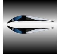 Pizgear For BMW Serie 4 F32 F33 F36 F82 F83 M4 420d 420i 425d 430i 435i 440i 2014-2020 LR ABS Gloss Male Faro Sopracciglia Palpebra Adesivo per fari oscurati(Gloss Black)
