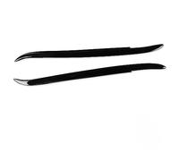 Pizgear For BMW Serie 5 E39 1995-2003 Gloss Black Car Faro anteriore Sopracciglia Palpebra Coperchi Adesivo Copertura Trim Kit corpo vettura Tuning Adesivo per fari oscurati