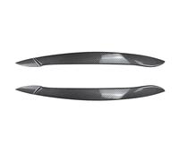 Pizgear For BMW X5 E70 30d 48i 30i 35d 40d 30d 50i 35i M50d 2006-2013 Faro Sopracciglio Palpebra Trim Copertura Della Lampada adesivo Accessori Auto Adesivo per fari oscurati(Carbon Look)