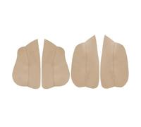 Pizgear For Citroen, Xsara Picasso, copertura del pannello del bracciolo della portiera in pelle microfibra 4 pezzi con raccordi di montaggio Accessori interni auto Pannello portiera auto(Beige)
