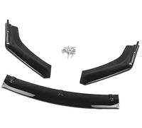 Pizgear For Civic, X FC FK 10th Gen 4 Porte Berlina 2016-2020 Auto Paraurti Anteriore Spoiler Labbro Inferiore Splitter Guardia lama Auto Kit Spoiler Spoiler anteriore(BLACK Glossy Black)