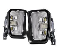Pizgear for Dodge, RAM 1500 2013 2014 2015 2016 2017 2018 2 in 1 LED Auto fendinebbia luci diurne Bianche DRL Accessori Impermeabili fendinebbia Gruppo fendinebbia per Auto