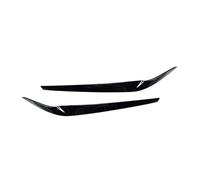 Pizgear for, for Serie 5 G30 G31 G38 F90 M5 525I 530I 540I 2017-2021 Accessori ABS 2 pezzi Nero lucido Faro Palpebre Sopracciglia Adesivo per fari(Gloss Black)
