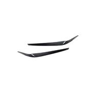 Pizgear for, for Serie 5 G30 G31 G38 F90 M5 525I 530I 540I 2017-2021 Accessori ABS 2 pezzi Nero lucido Faro Palpebre Sopracciglia Adesivo per fari(Carbon Look)