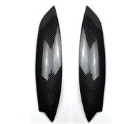 Pizgear For GOLF 5 MK5 GTI R 2003-2009 Accessori auto Fari in fibra di carbonio Sopracciglio Palpebre Finiture cromate Copertura Lampada Cappe Adesivo per fari oscurati(Carbon fiber pattern)