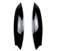 Pizgear For GOLF 5 MK5 GTI R 2003-2009 Accessori auto Fari in fibra di carbonio Sopracciglio Palpebre Finiture cromate Copertura Lampada Cappe Adesivo per fari oscurati(Piano black)