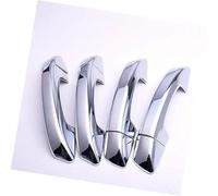 Pizgear, for Golf, 6 MK6, for Skoda, for Superb 2009 2010 2011 2012 2013 Nuova copertura della maniglia della porta laterale dell'auto in fibra di carbonio cromata Coprimaniglia antigraffio(Silver)