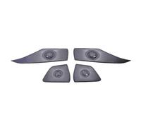 Pizgear For Hyundai, for Elantra, CN7 2021 2022 2023 Accessori for Auto 4 pz Portiera di Automobile Audio Altoparlante Decor Copertura 3D Trim adesivo Rivestimento per altoparlanti auto(Schwarz)