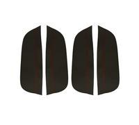 Pizgear For HYUNDAI, for Sonata 2005 2006 2007 2008 Car Interior Door Panel Bracciolo Copertura in pelle microfibra Pannello portiera auto(Black with red line)