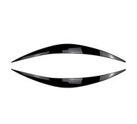 Pizgear For Hyundai i30N N-Line RS i30N MK3 2017 2018 2019 2020 3D Trim adesivi 2 pezzi ABS lucido auto male faro sopracciglia palpebra Adesivo per fari oscurati(Gloss Black)