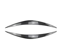 Pizgear For Hyundai i30N N-Line RS i30N MK3 2017 2018 2019 2020 3D Trim adesivi 2 pezzi ABS lucido auto male faro sopracciglia palpebra Adesivo per fari oscurati(Carbon Look)