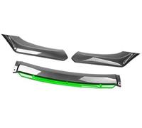 Pizgear For Jetta, Auto Paraurti Anteriore Spoiler for Labbro Kit Corpo Paraurti Decorativo Canard Lip Splitter Berlina Larghezza Inferiore a 176 cm Spoiler Spoiler anteriore(BLACK Carbon Green)