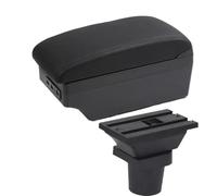 Pizgear For Kia, for Picanto Box bracciolo for auto Console centrale Scatola portaoggetti centrale Accessori interni Accessori auto Bracciolo per auto(BLACK C2 Black Line 7usb)
