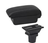 Pizgear For Kia, for Picanto Box bracciolo for auto Console centrale Scatola portaoggetti centrale Accessori interni Accessori auto Bracciolo per auto(BLACK B3 White Line 3usb)