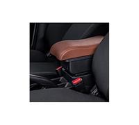 Pizgear For la scatola del bracciolo dell'auto Splash a doppio strato con la decorazione interna della scatola di immagazzinaggio della console centrale USB Bracciolo per auto(BLACK B4 3 USB)