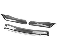 Pizgear For Mazda, auto Paraurti anteriore Lip Spoiler Kit corpo Paraurti decorativo Canard Lip Splitter Berlina Larghezza inferiore a 176 cm Spoiler Spoiler anteriore(BLACK Carbon Fiber White)