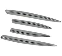 Pizgear For Mercedes-Benz, Classe A W177 A200 A35, for AMG 2023+ Paraurti anteriori for auto Labbro Air Vent Spoiler Canard Splitter Spoiler ABS Spoiler anteriore(BLACK Silver)
