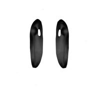 Pizgear For Peugeot, 307 2004 2005 2006 2007 2008 2009 2010 2011 2012 2013 Auto Maniglia Della Porta Pannello Bracciolo Copertura In Pelle Trim Accessori Pannello portiera auto(Rear pair Black)