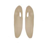 Pizgear For Peugeot, 307 2004 2005 2006 2007 2008 2009 2010 2011 2012 2013 Auto Maniglia Della Porta Pannello Bracciolo Copertura In Pelle Trim Accessori Pannello portiera auto(Rear pair Beige)