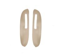 Pizgear For Peugeot, 307 2004 2005 2006 2007 2008 2009 2010 2011 2012 2013 Auto Maniglia Della Porta Pannello Bracciolo Copertura In Pelle Trim Accessori Pannello portiera auto(Front pair Beige)