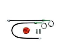 Pizgear for Peugeot, 307 CABRIOLET KIT RIPARAZIONE REGOLATORE FINESTRA POSTERIORE SINISTRO 2003-2008 Riparazione del sistema di alzacristalli elettrici