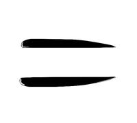 Pizgear For S2000 2000-2009 2 pezzi Gloss Black Car Faro anteriore Sopracciglio Palpebra Copertura Trim Adesivo Kit corpo vettura Accessori Tuning Adesivo per fari oscurati