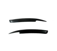 Pizgear For Serie 1 E81 E82 E87 E88 2005-2010, Adesivi for la copertura del faro sopracciglio, palpebra del faro, rivestimento for sopracciglia Adesivo protettivo per fari(Schwarz)