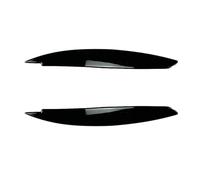 Pizgear For Serie 1 E81 E82 E87 E88 2006-2013, palpebre anteriori, sopracciglio, palpebre, adesivi, finiture, accessori for tuning auto. Adesivo protettivo per fari(Schwarz)