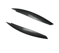 Pizgear For Serie 1 E81 E82 E87 E88 2008-2013, fari anteriori for auto, sopracciglia, palpebre, parti di rivestimento Adesivo protettivo per fari(Carbon)